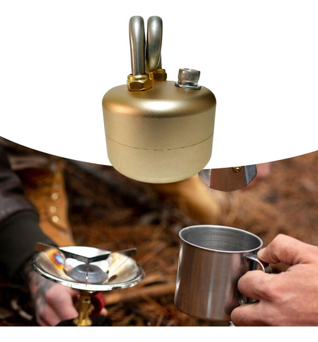 Fornalha De Acampamento Fornalha De Álcool Queimador Ouro