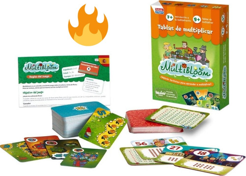 Juego Didáctico Tablas De Multiplicar Juego De Mesa 