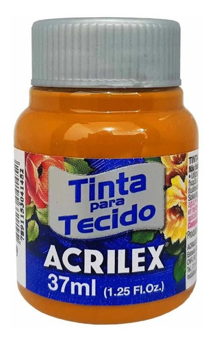 Tinta Para Tecido Acrilex 37ml Siena 539 C/ 12 Un