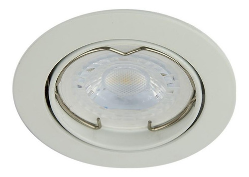 Tecnolite Lampara Empotrable Techo Dirigible Mr16 Blanco Gu5.3 YD-330/B