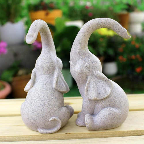 1 Par De Adornos Centerpiece Garden Estatua De Para Balcón
