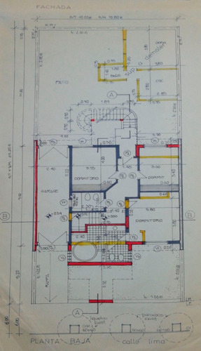 Lima 1928, Para Destino Comercial. 180 M2 Cubiertos, 250 M2 Terreno