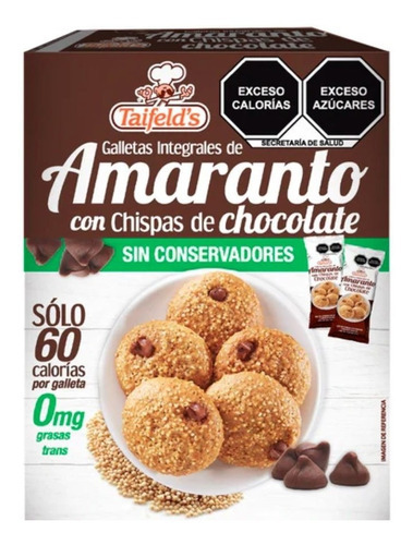 Galletas Taifelds Integrales Amaranto Chispas Chocolate 190g