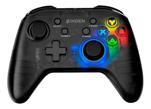 Imagen 1 de 2 de Control joystick inalámbrico Binden T4 Pro negro