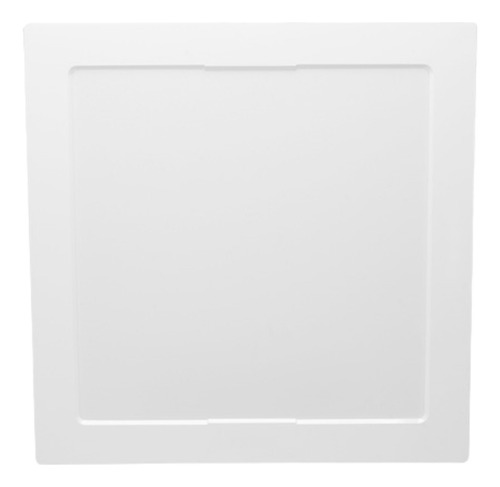 Luminária Plafon Led Embutir Quadrado 40x40 Taschibra 36w Estrutura Amarelo 110v/220v