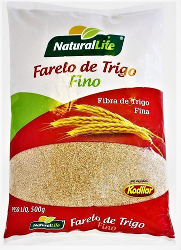 Farelo De Trigo Fino 500g - Natural Life