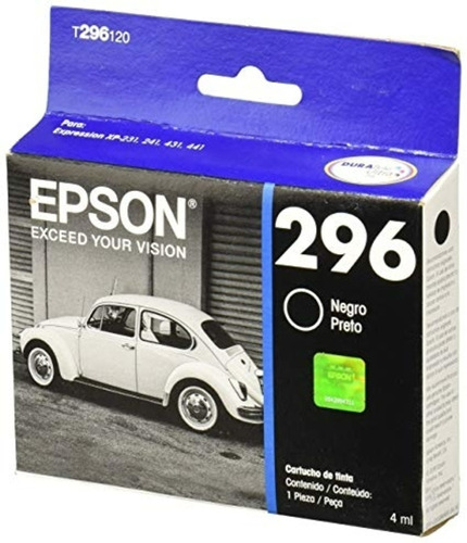 Cartucho Epson 296 T2961 Xp231 Xp241 Xp431 Original Preto