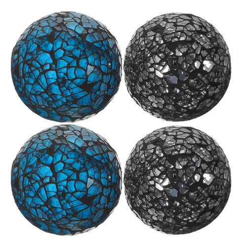 Bola De Mosaico Con Forma De Jarrones Coloridos, 4 Unidades