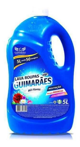 Lava Roupas Líquido Mil Flores 5 Litros Guimarães