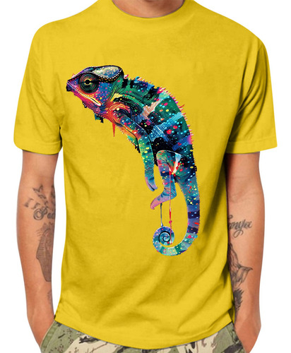 Camiseta Para Hombre Con Cuello Redondo Y Manga Corta Con Es
