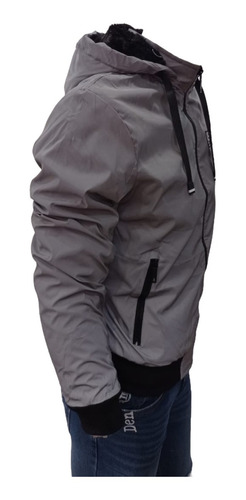 Chamarra Reflejante Impermeable Desmontable Chaqueta Afelpad