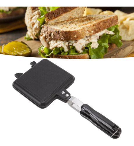Sartén Antiadherente Extraíble Para Sándwiches De Doble Cara