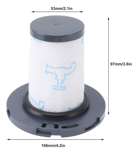 Filtro De Repuesto Para Aspiradora Robot, 2 Unidades