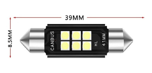 Bombillo Led Festoon 31mm 36mm 39mm 42mm - Chip 3030