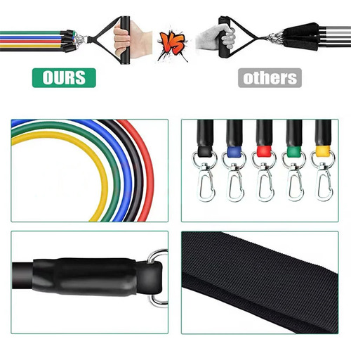 Js Kit De Bandas De Resistencia Ligas For Ejercicio 11pzs