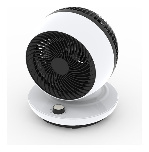 Domina El Clima Ventilador Aeolus Oscilación & Estilo Único Cantidad De Aspas 3 Estructura Blanco Aspas Negro Diámetro 20 Cm Material De Las Aspas Plástico