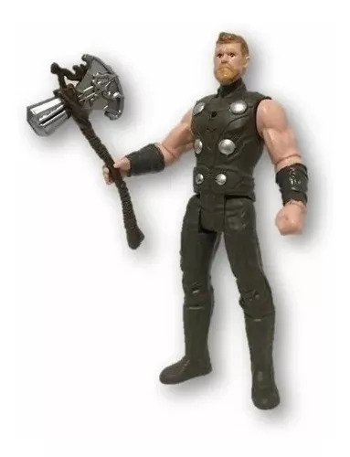 Boneco Thor Endgame Com Martelo Top - Articulado 50 Cm