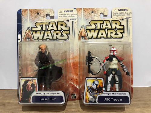 Lote De 4 Fig Cw Asajj Ventress, Durge, Seasee Tiin, Arc Red (Usado)