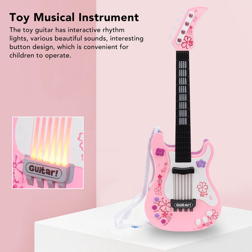 Juguete De Guitarra Inteligente Para Niños, Simulación Elect