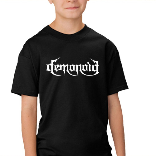 Camiseta Infantil Demonoid - 100% Algodão