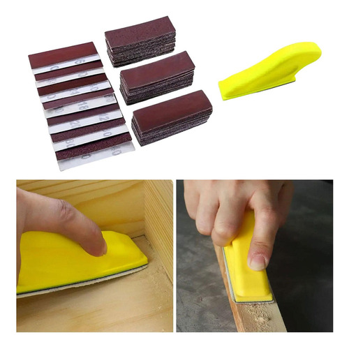 Micro Lixadeira, De Lixa Manual Com Lixa De 70 Vermelho