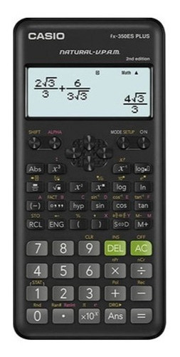 Calculadora Cientifica Casio Fx-350esplus 2da edicion Negro