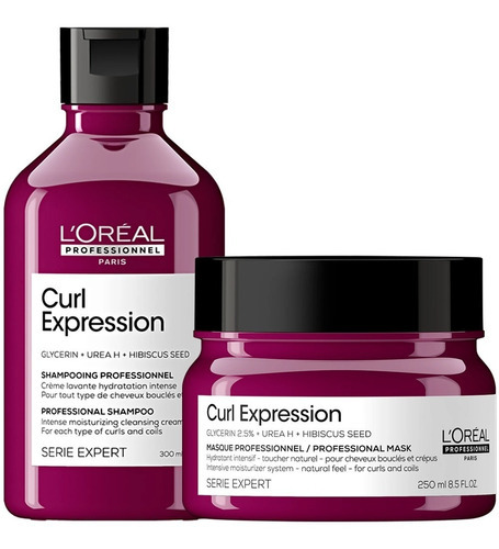 Loreal Kit Curl Expression Sh Hidratant + Máscar Duo Pequeno