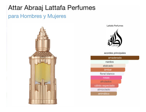 Lattafa Attar Abraaj Aceite De Perfume 20 Ml Unisex