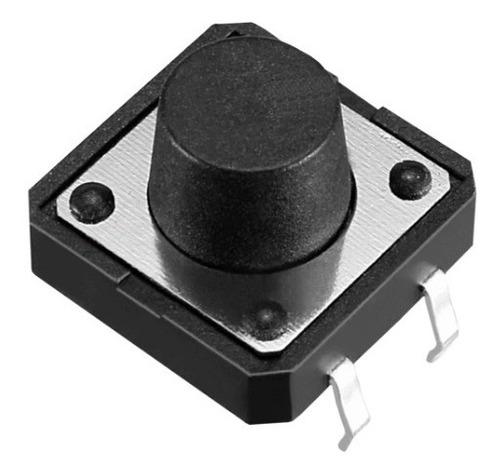 Pulsador Switch Boton Mini 12x12x8mm 4pines On/off 25unida