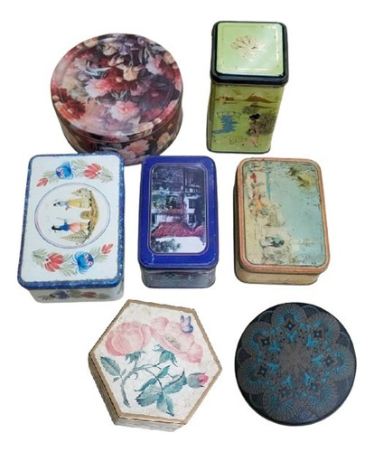 Lata - Caja Metalica - Contenedor De Colección - Vintage (Usado)