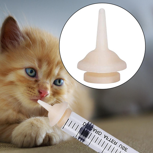 2 Mamilos Para Gatos Bebês, Dispositivo De Alimentação M