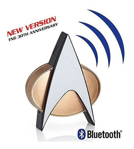 Insignia De Star Trek Tng Con Comunicador Bluetooth, Efecto 