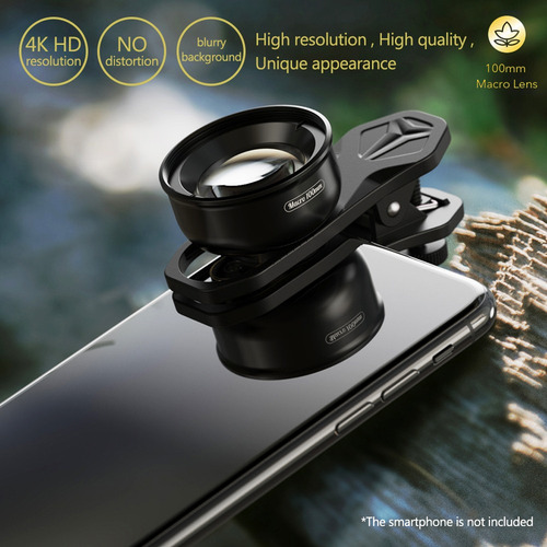 Apexel Apl-hb100mm - Lente Macro Universal Para Smartphone (