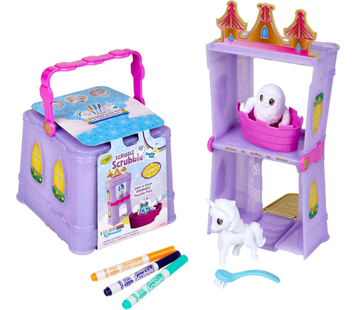 Crayola Scribble Scrubbie Peculiar Pets, Palace Playset Con