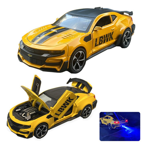 Coche De Metal En Miniatura Transformers Chevrolet Bumblebee