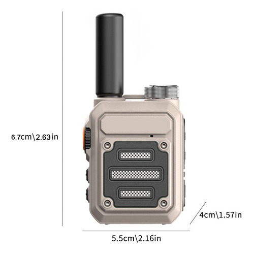Radio Walkie Talkies Recargable Intercomunicador De Un Toque