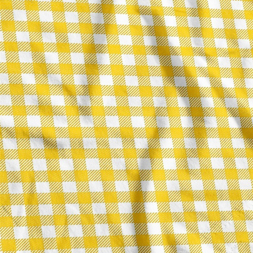 Tnt Estampado Xadrez Amarelo Mesa Páscoa Junina 1,4 X 2 Mts