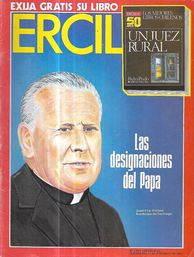 Revista Ercilla 2493 / 17 Mayo 1983 / Designaciones Del Papa