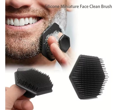 Cepillo Limpiador Facial Exfoliante Para Hombres Silicona