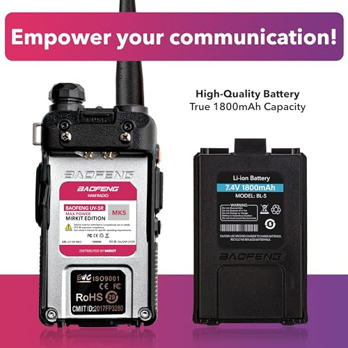 Paquete Extra Mirkit Radio Baofeng Uv-5r Mk5 8w De Potencia