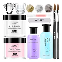 Comprar Kit De Uñas Acrílicas Aijimei Con Monómero Líquido Profesion