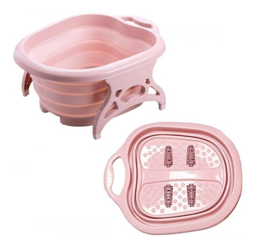 Tina Spa Para Pies Bañera Plegable Portátil Hidromasaje Rodi