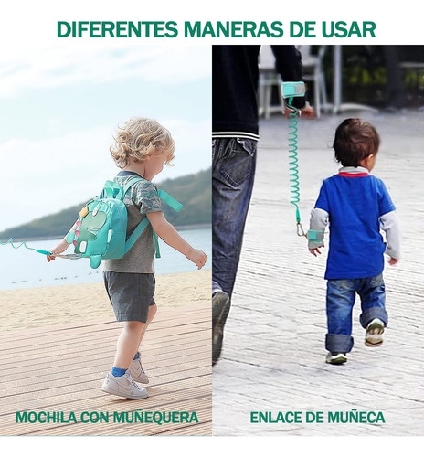 Mochila Para Niños, Mochila Con Arnés De Anti-pérdida, 2 En