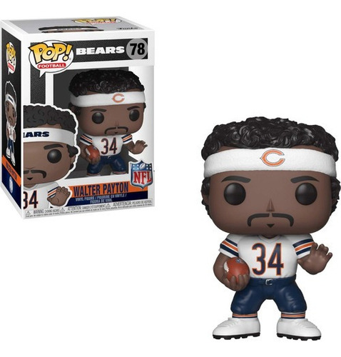 ¡Funko Pop! Walter Payton Chicago Bears #78, leyendas de la NFL