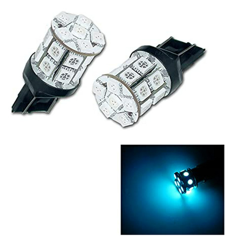 Bombillas Led Para Auto En Azul Hielo (t20 7443), 12v