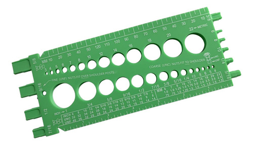Medidor De Rosca De Perno De Tuerca, Medidor De Rosca, Verde