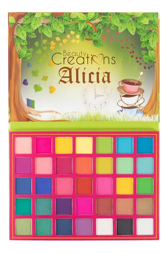 Beauty Creations® 35 Color Pro Paleta De Sombras Alicia