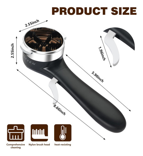 Cepillo De Limpieza Para Máquinas De Café Espresso Lanlysen