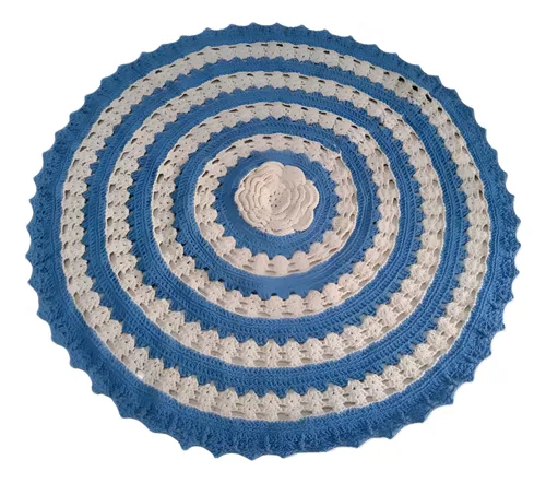 comprar Tapete Redondo De Crochê , Tapete Quarto De Bebê, Tapete