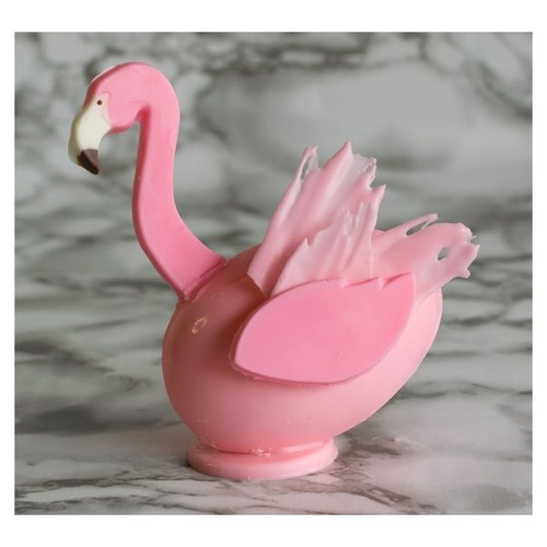 Imagen 4 de 8 de Set De 2 Moldes Placas - Flamencos De 10 Cm - Parpen